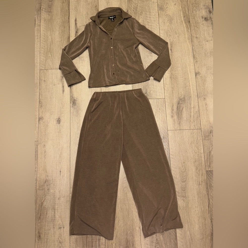 Bailey 44 Espresso Brown Soft Lounge Set